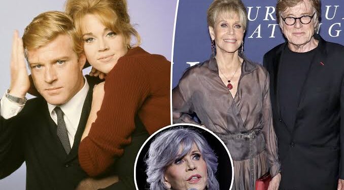 Jane Fonda criticizes Robert Redford, saying that he “has a difficulty with…
