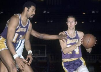 On This Day In Lakers History, Wilt Chamberlain And Jerry West End An Unbeaten Month In…