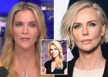 Charlize Theron is challenged by Megyn Kelly about drag.