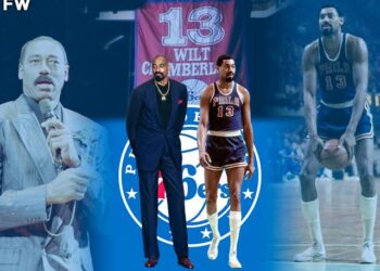 A sports broadcaster introduces Wilt Chamberlain, saying, “I Introduce To You Now, The Greatest Player Ever In The History Of Basketball.”