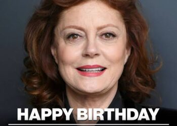 Susan Sarandon, who is celebrating her birthday today, deserves congratulations!
