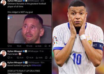 Mbappé called Messi a “dwarf,” wrote “f*ck Israel,” and promised to “join Manchester United in 2028.”