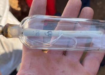 Researchers discover 200-year-old message in a bottle left by archaeologist