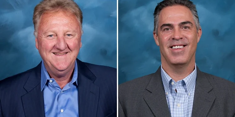 Gary Pritchard and Larry Bird Final Press Conferences of the Season…