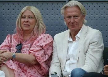 Happy anniversary to Bjornborg, the legendary Swedish tennis player, on your marriage.