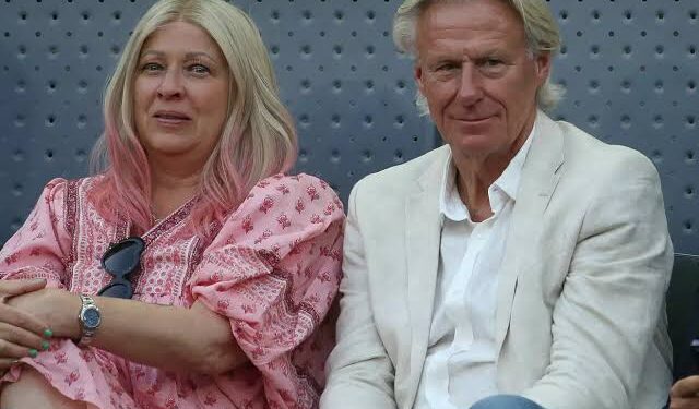 Happy anniversary to Bjornborg, the legendary Swedish tennis player, on your marriage.