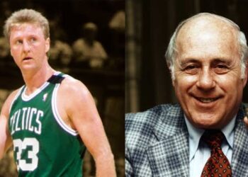 Larry Bird was praised by Red Auerbach as the player who made “the one…