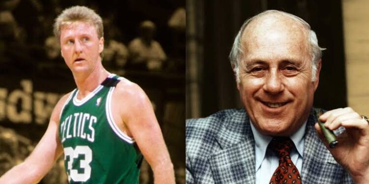 Larry Bird was praised by Red Auerbach as the player who made “the one…