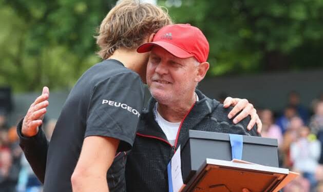 The father of Alexander Zverev tested positive for the coronavirus.