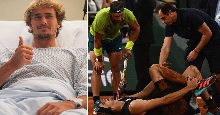 The French Open injury to Alex Zverev garners encouragement from…