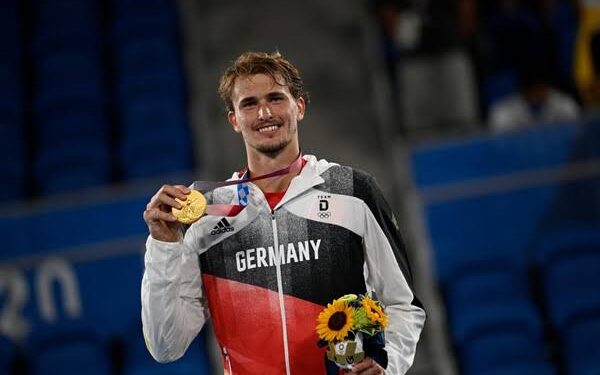 CONGRATULATIONS: Alexander Zverev has won a prestigious accolade that proclaims him to be the greatest tennis player of all time…