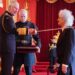 Knighted by Queen, Brian May makes light of the fact that his knees “just about” held…