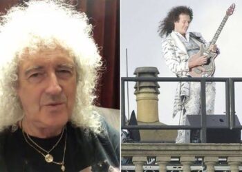 Brian May recalls he was afraid when playing God Save The Queen on …