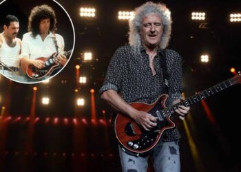 Brian May, the guitarist for Queen, gets knighted by King…
