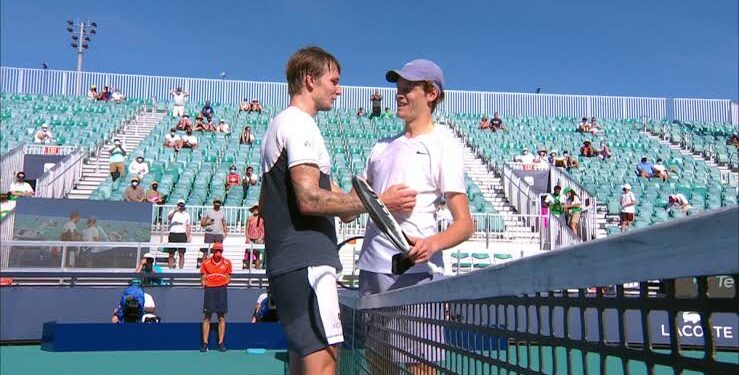 Jannik Smitter, a tennis player, charges Alexander Bablik of being…