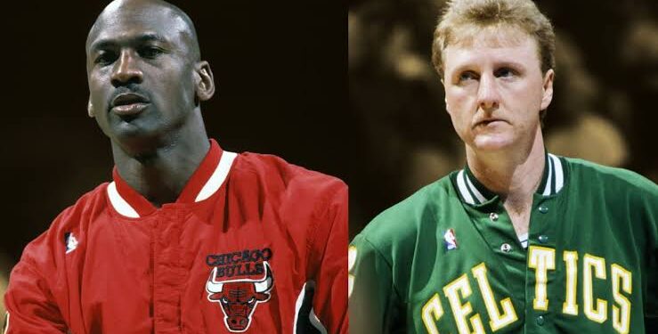 When Larry Bird saw how high Michael Jordan was jumping…