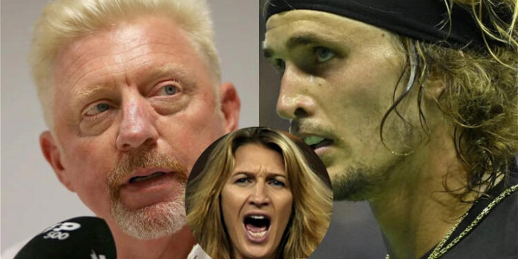 French Open Controversy: Boris Becker Turns Blind Eye to Steffi Graf to Hype Alexander Zverev for…..