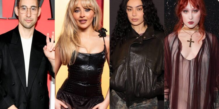 Sabrina Carpenter, Charli XCX, and Chappell Roan receive accolades from Jack Antonoff for…