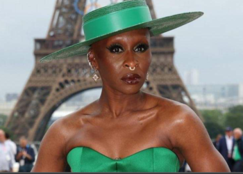 Cynthia Erivo is reacting to an edited version of the “Wicked” movie poster she calls the “wildest, most offensive…..