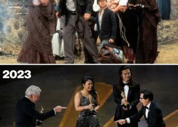 Indiana Jones forever ❤️ Harrison Ford’s reaction to giving his former co-star Ke Huy Quan an Oscar made our hearts melt…..