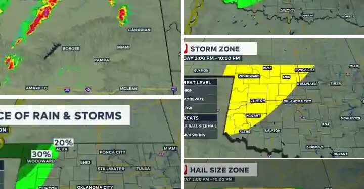 Severe Storms Possible in the Panhandle, Record Highs Ahead