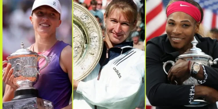 The 7 women with multiple 50+ week spells as WTA world No 1: Iga Swiatek joins Serena Williams, Steffi Graf.