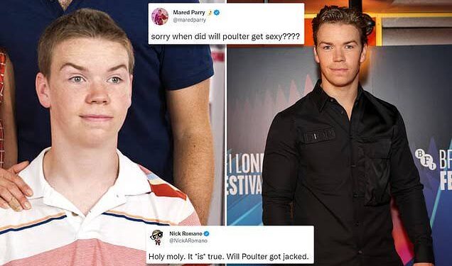 Actor Will Poulter shocked social media users with his VERY…..