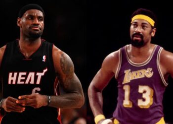“The Ultimate Showdown: Wilt Chamberlain’s 100-Point Game vs. LeBron’s Triple-Double Record!”