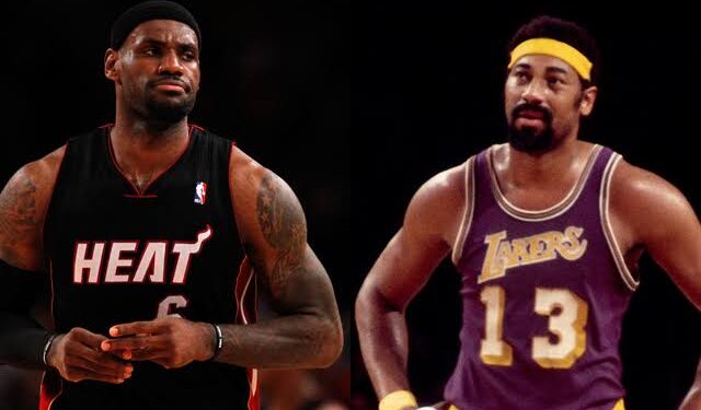 “The Ultimate Showdown: Wilt Chamberlain’s 100-Point Game vs. LeBron’s Triple-Double Record!”