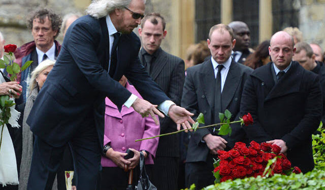 At Robin Gibb’s funeral, Bee Gee gives his brother a final homage and last words…..