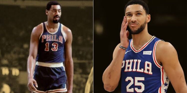 How Wilt Chamberlain has been replaced by Ben Simmons.