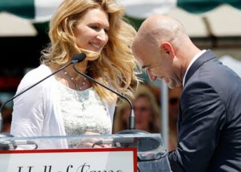 I’ve stood at this podium twice before. Once was to introduce my beautiful wife, Stephanie Graf. I was so much more comfortable that day because….