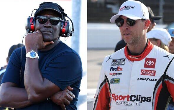 Michael Jordan and Denny Hamlin share bittersweet….