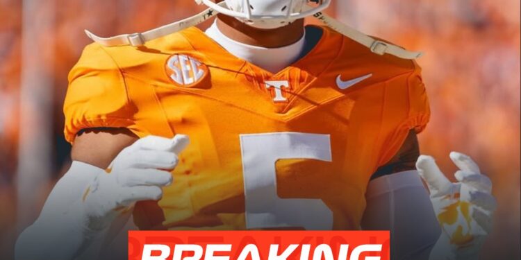 Breaking:Tennessee DB Christian Harrison, son of NFL great Rodney Harrison, enters….