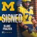 Breaking:Four-star offensive lineman Blake Frazier has committed to the Wolverines over Texas, Clemson….