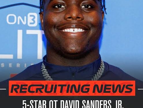 Breaking:Ohio State aims for flip of 5-star OT David Sanders Jr., impresses recruits!!