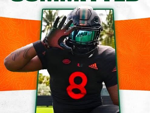 BREAKING: Four-star 2024 DL Kendall Jackson Commits to Miami for 2025 Program!!