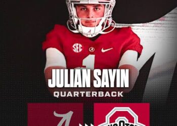 Breaking:FORMER ALABAMA FIVE-STAR QUARTERBACK SIGNEE JULIAN SAYIN TRANSFERRING TO OHIO….