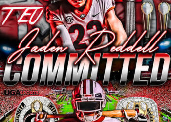 SHOCK:2024 Tight End Jaden Reddell commits to Georgia….