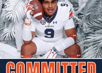 FLIP COMMITTS:Lindsey, a 5-Star recruit from Alabama, Switched his Commitment to Auburn….