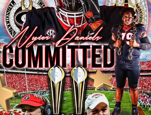 Michigan 5-Star Recruit 2024 OT Nyier Daniels commits to Georgia….