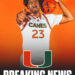 Breaking:6-foot-9, 300-pound Ahmed Announces his commitment to Miami Hurricanes over finalists Xavier….