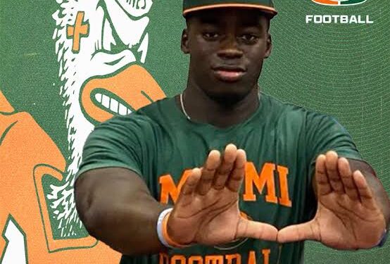 Breaking:Top-200 EDGE Herbert Scroggins signs with Miami Hurricanes: ‘I’ve got a bright future ahead, and I want….