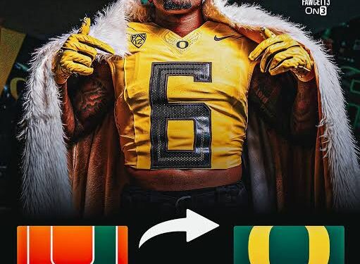 HEARTBREAKING:Linebacker Gavin Nix flipped to Oregon, costing Miami a four-star prospect for the second day in a row…