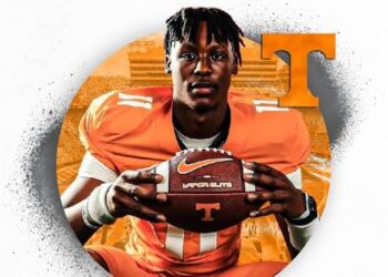 “I’m going to Tennessee because they have a great development:five-star quarterback Faizon Brandon committed to the Volunteers over fellow finalists Alabama….