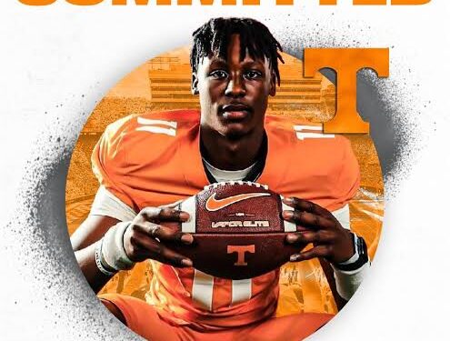 “I’m going to Tennessee because they have a great development:five-star quarterback Faizon Brandon committed to the Volunteers over fellow finalists Alabama….