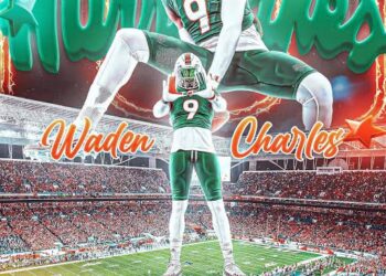 Charles Waden-“I’ am ready to put in my best: Four-star 2025 WR Waden Charles Commits to Miami over Georgia…