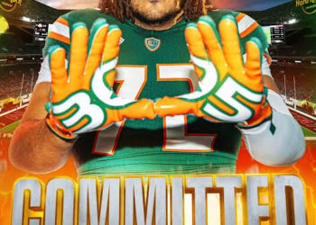 Demetrius-Reasons why I joined the Miami Hurricanes:Massive 6’6″ 300 pound 2025 OL Demetrius Campbell commits to Miami….