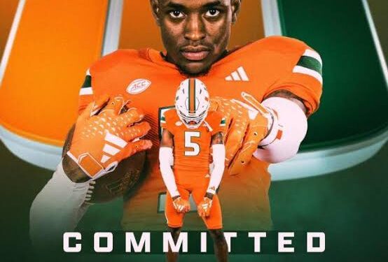 BREAKING: Former Georgia Pledge, Blue-Chip  WR Ny Carr Commits to Miami for a great 2025 season!!
