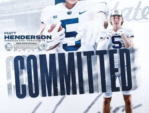 Good News:Four-star 2025 Virginia TE Matt Henderson Announce his commitment to penn state for 2025 season!!